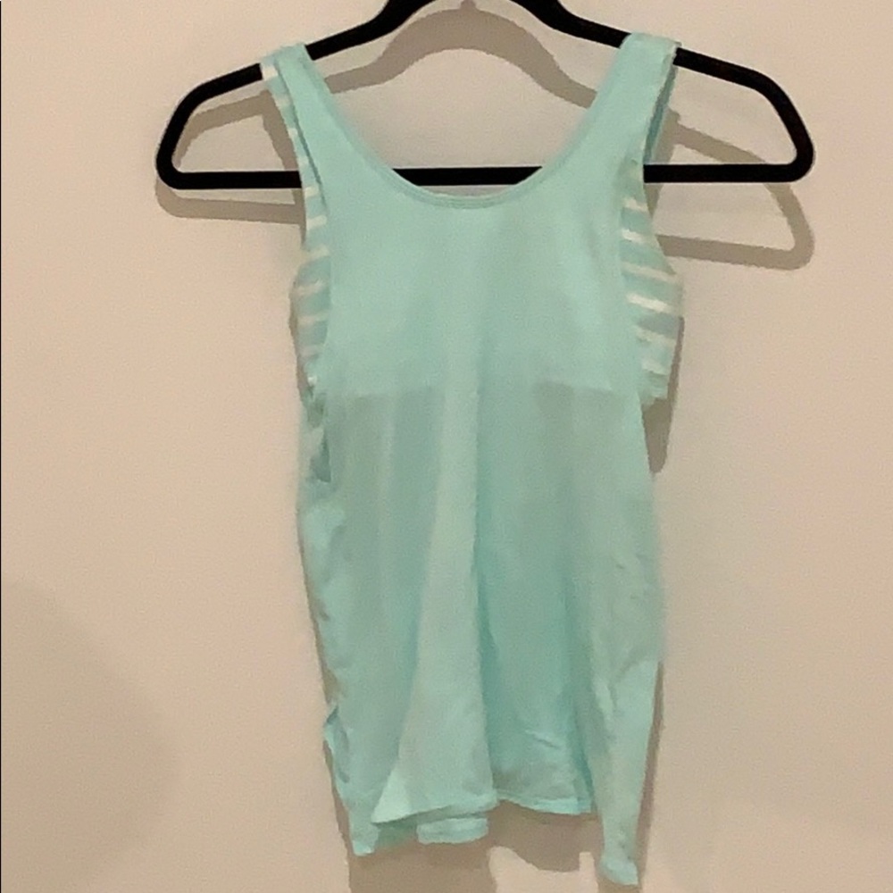 Workout bra with top attached